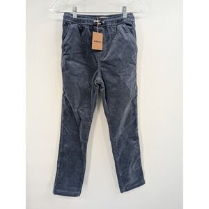 Mini Boden Kids Pull on Corduroy Pants Blue NWT sz 10-11Y